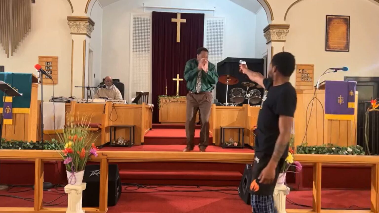Man claims God told him to shoot pastor during service but gun jammed