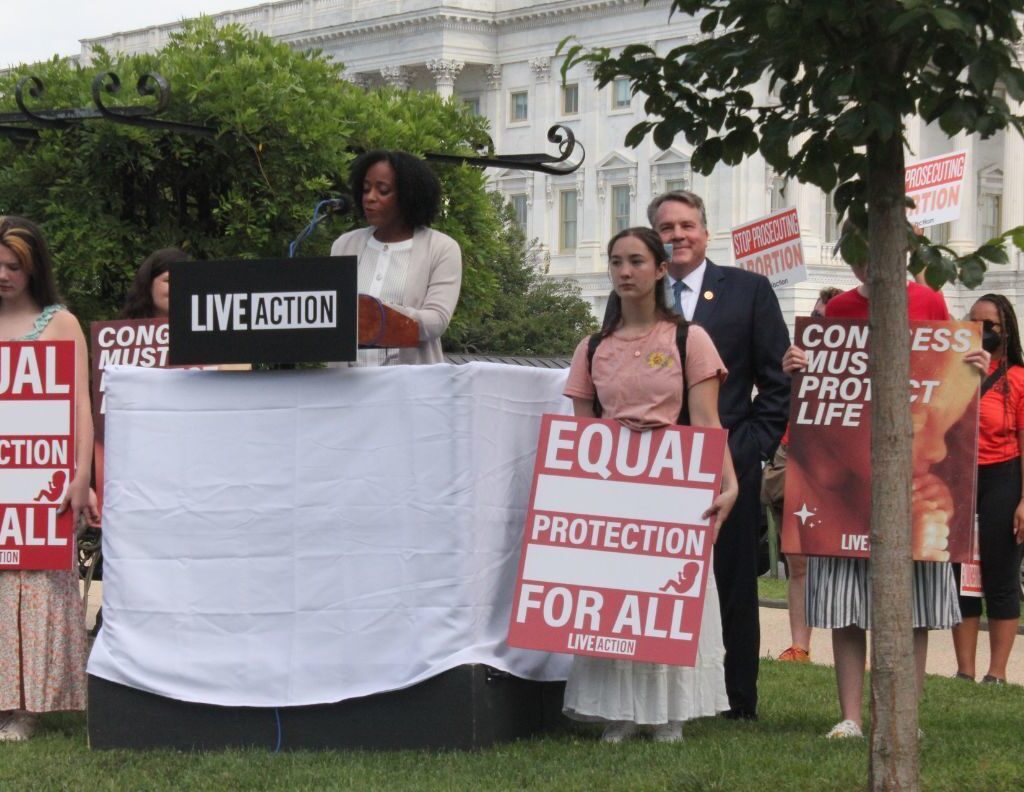Pro-life advocate whose mother refused abortion calls on Congress to ensure equal rights for unborn