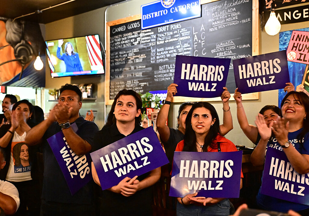 Harris leads Trump among Latinos, but margin smaller than past election cycles: poll