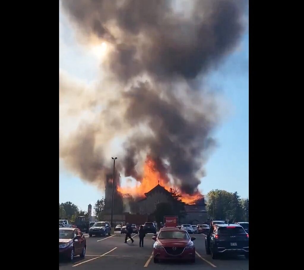 Historic church in Canada severely damaged in fire