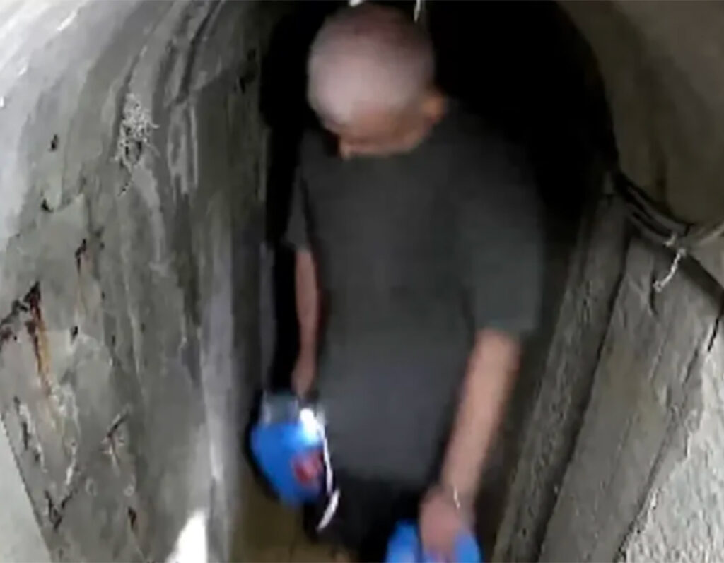 IDF shows video of Hamas leader Sinwar, family fleeing night before Oct. 7 attacks