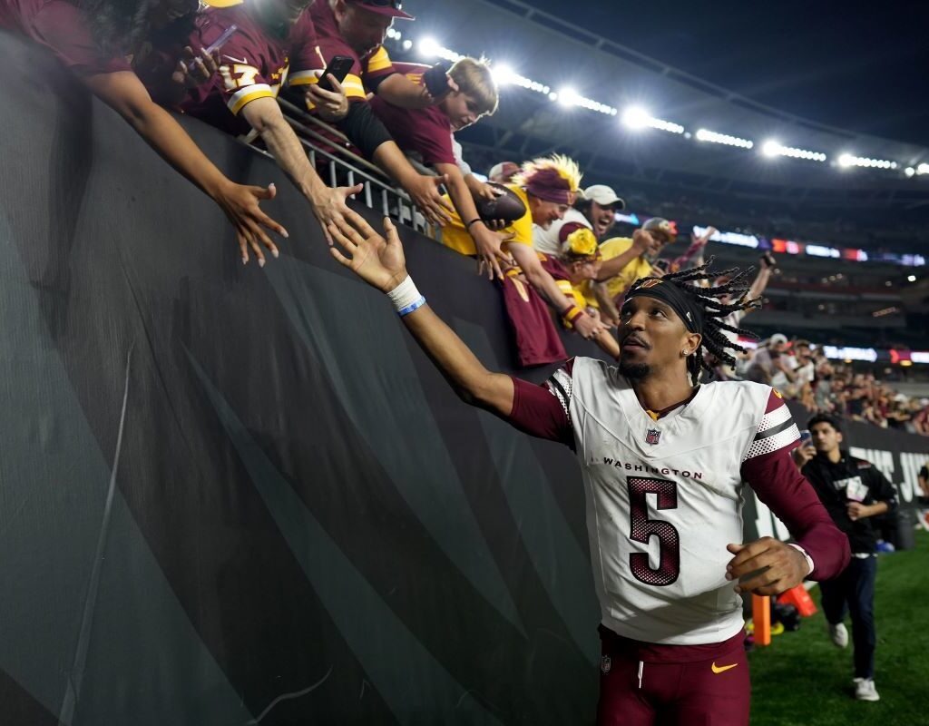 NFL’s Jayden Daniels proclaims ‘nothing but God’ after Hail Mary pass