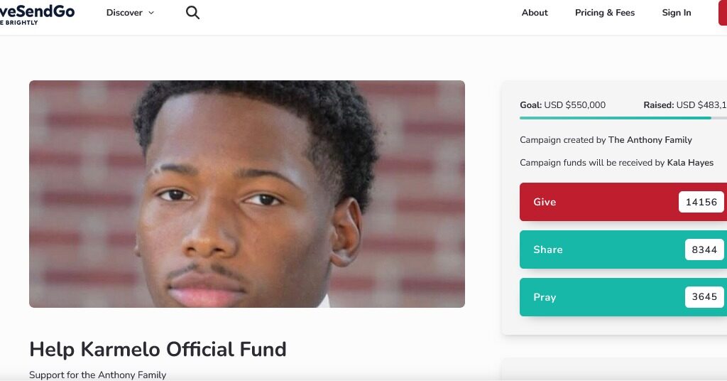 Christian crowdfunding site GiveSendGo defends hosting campaign for Karmelo Anthony