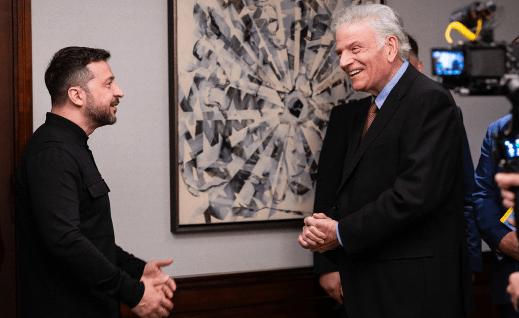 Franklin Graham Prays for Peace with Volodymyr Zelensky